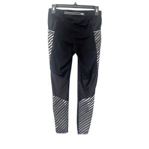 Athleta Black Sting Be Free Full Length Athletic Leggings‎ Size Small